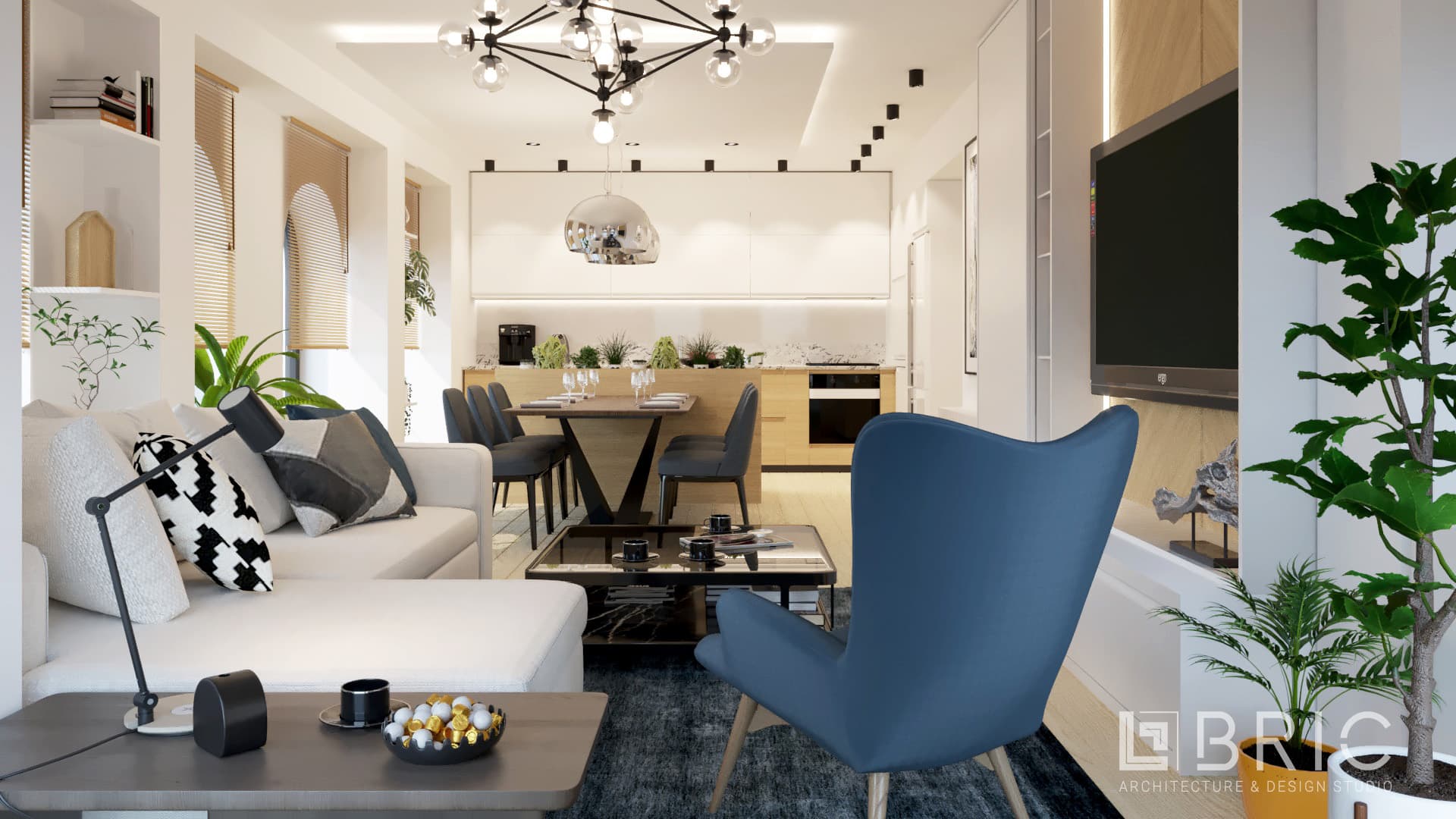 A clean-lined residence designed with natural light in mind.